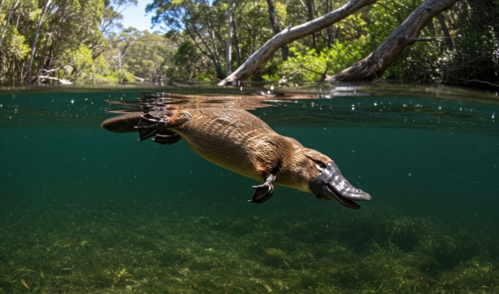 platypus snowy mountains