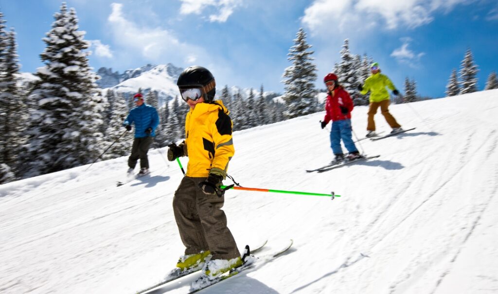 first-time snow skiing in thredbo