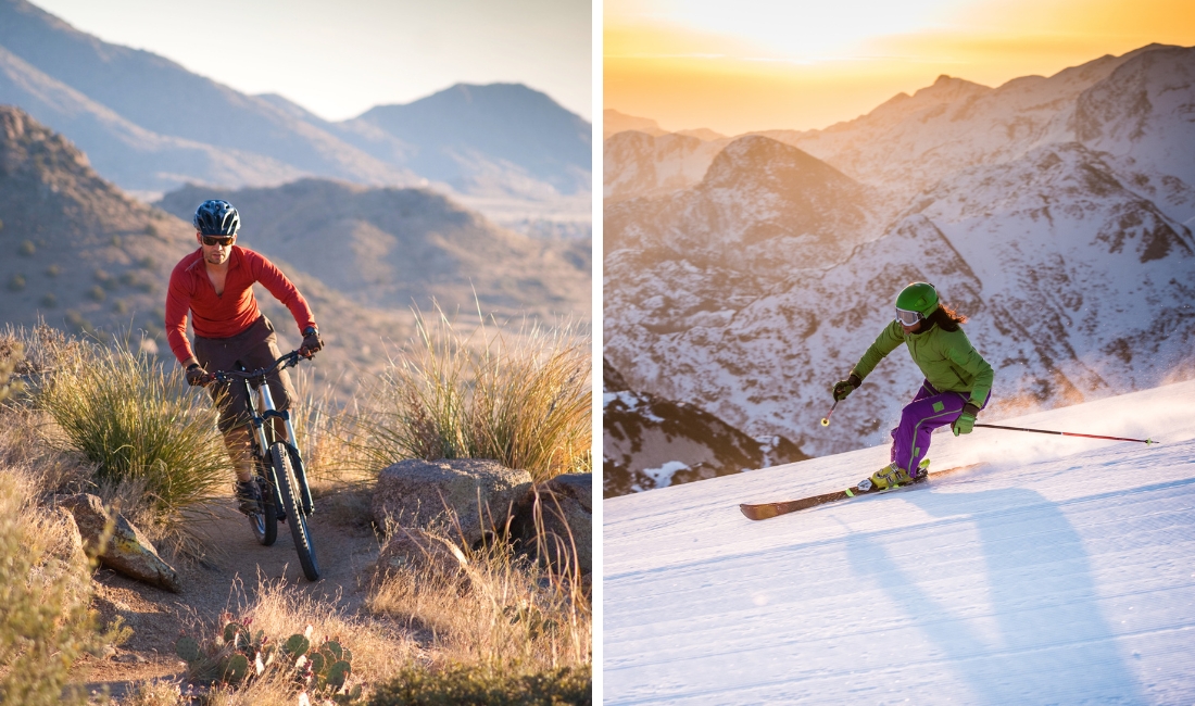 weather month by month in the snowy mountains
